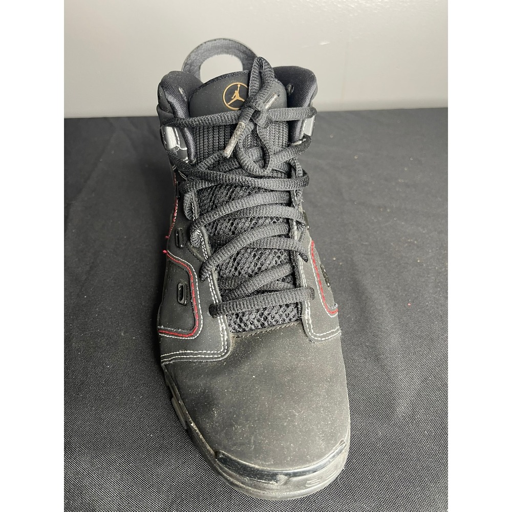 *Single Right Shoe* Jordan 6-17-23 Black Red White Stitch DM1159-003 Youth 7Y